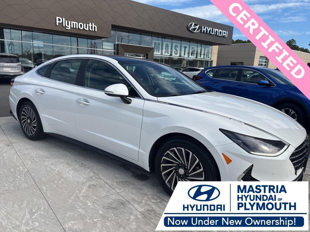 used 2021 Hyundai Sonata Hybrid car, priced at $19,798