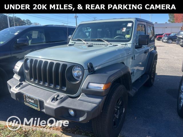 used 2023 Jeep Wrangler car, priced at $29,100