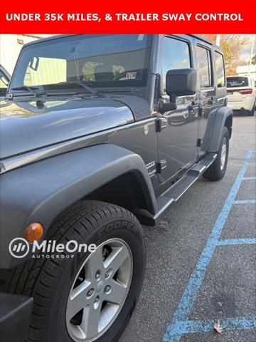 used 2016 Jeep Wrangler Unlimited car, priced at $23,500