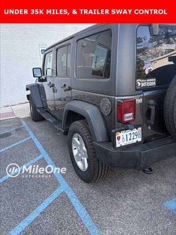 used 2016 Jeep Wrangler Unlimited car, priced at $23,500