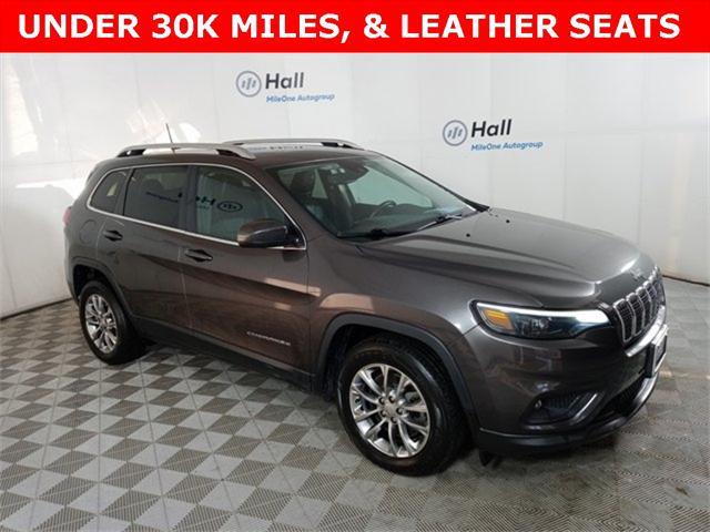 used 2021 Jeep Cherokee car, priced at $22,300