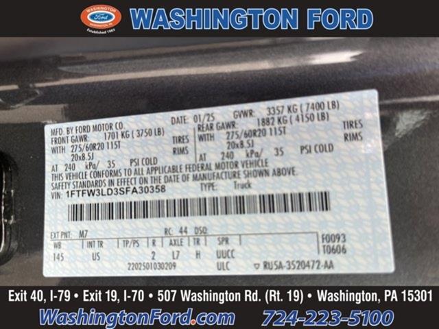 new 2025 Ford F-150 car, priced at $57,495