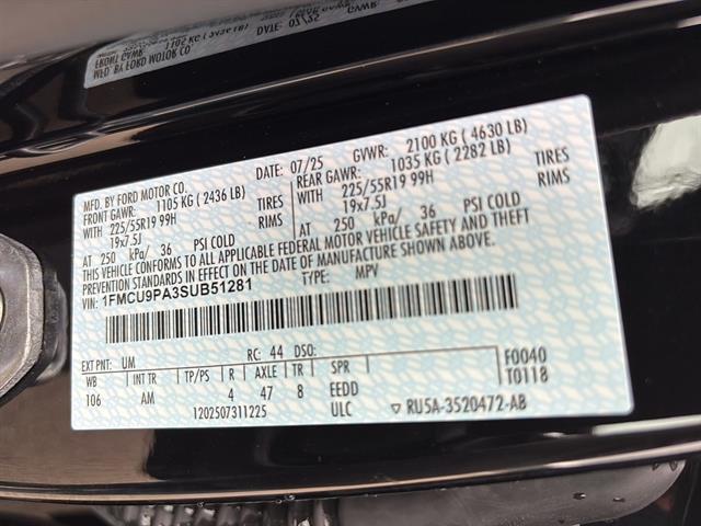new 2025 Ford Escape car, priced at $41,500