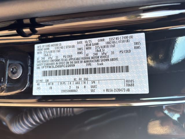 new 2025 Ford F-150 car, priced at $63,705