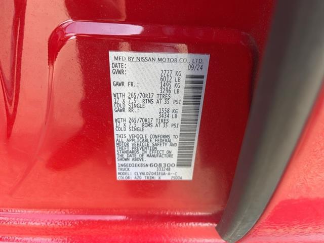 used 2025 Nissan Frontier car, priced at $40,947