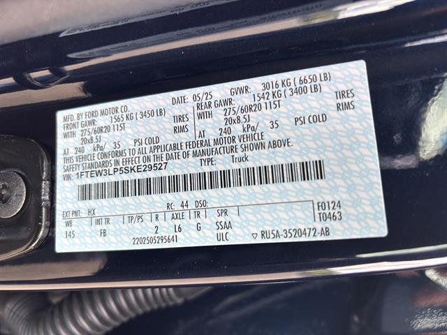 new 2025 Ford F-150 car, priced at $61,815