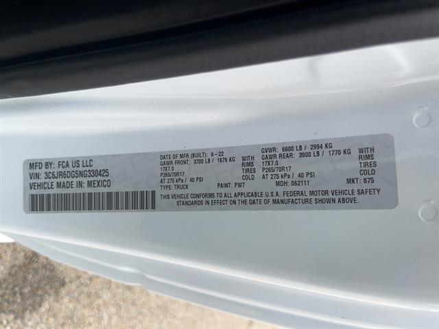 used 2022 Ram 1500 car, priced at $20,996