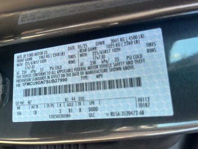 new 2025 Ford Escape car, priced at $33,960