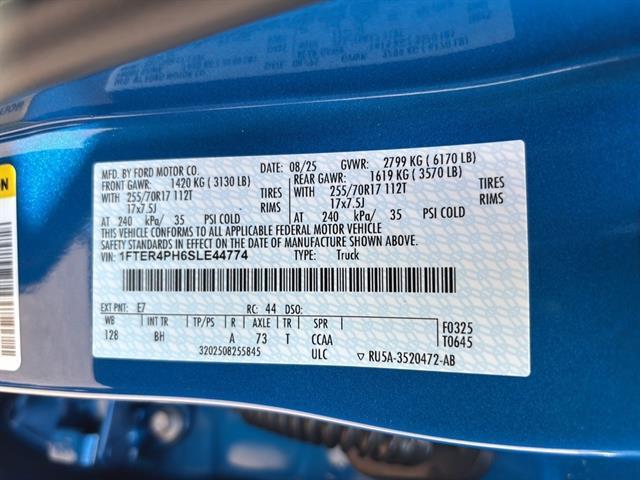 new 2025 Ford Ranger car, priced at $39,360