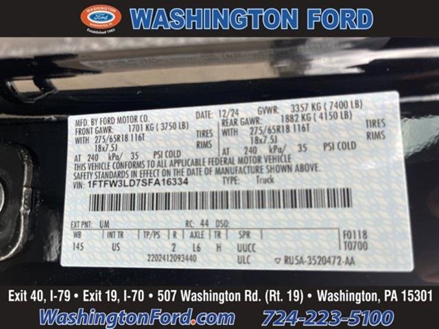 new 2025 Ford F-150 car, priced at $55,359
