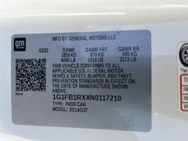 used 2022 Chevrolet Camaro car, priced at $22,925