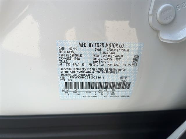 new 2025 Ford Explorer car, priced at $62,195