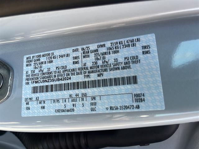new 2025 Ford Escape car, priced at $36,760