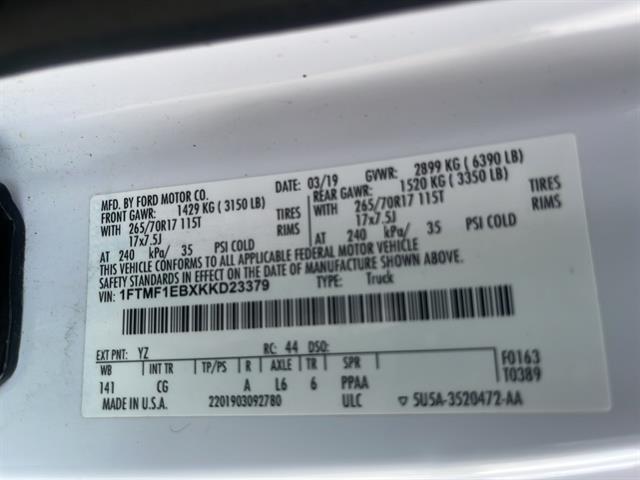 used 2019 Ford F-150 car, priced at $19,750