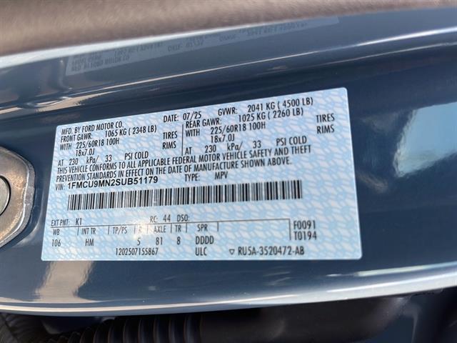 new 2025 Ford Escape car, priced at $35,245