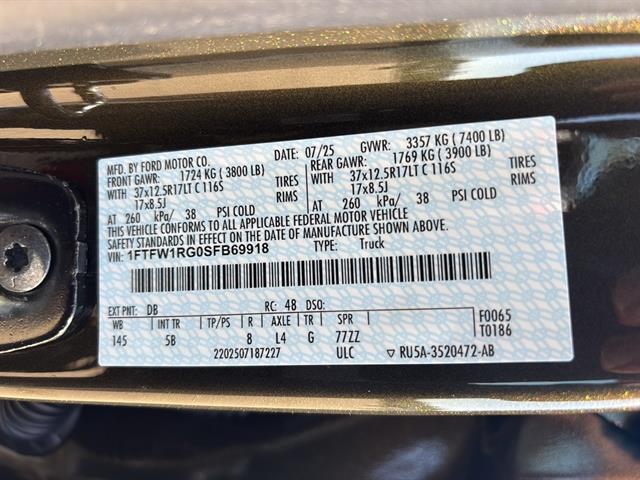 new 2025 Ford F-150 car, priced at $96,555