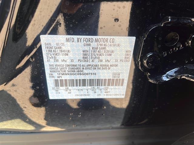 new 2025 Ford Explorer car, priced at $62,595