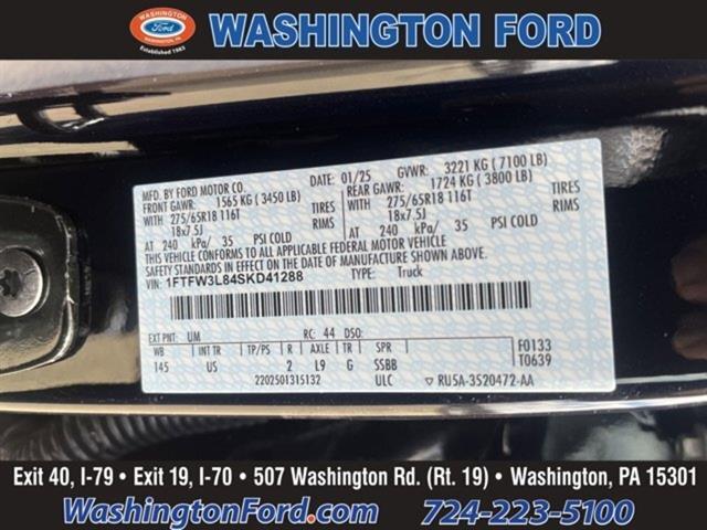 new 2025 Ford F-150 car, priced at $56,118