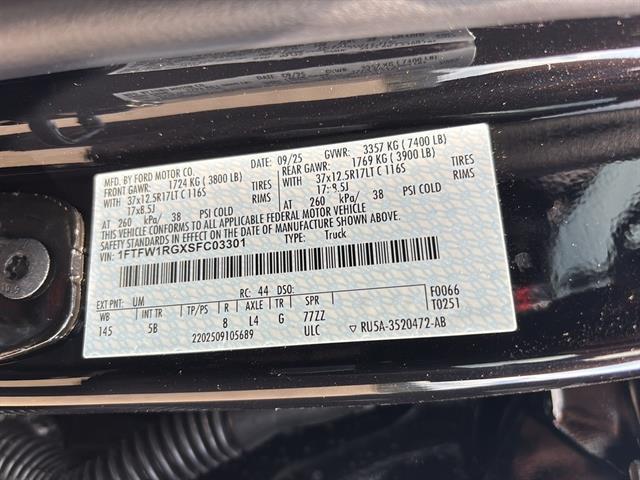 new 2025 Ford F-150 car, priced at $95,190