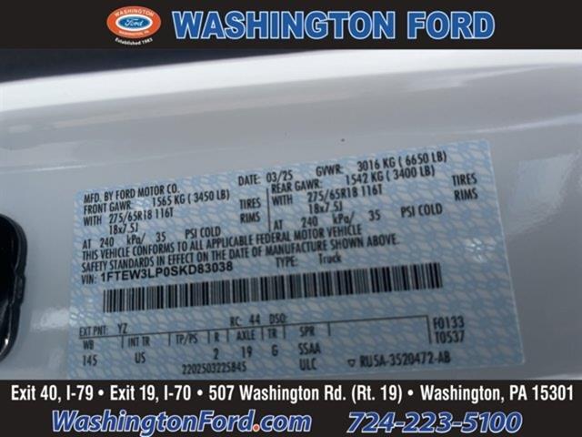 new 2025 Ford F-150 car, priced at $59,550