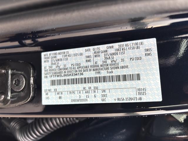 new 2025 Ford F-150 car, priced at $71,500