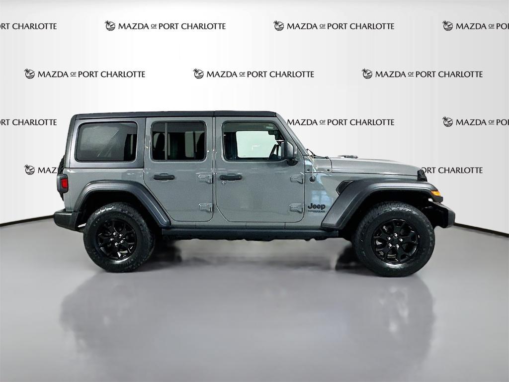 used 2021 Jeep Wrangler Unlimited car, priced at $30,999