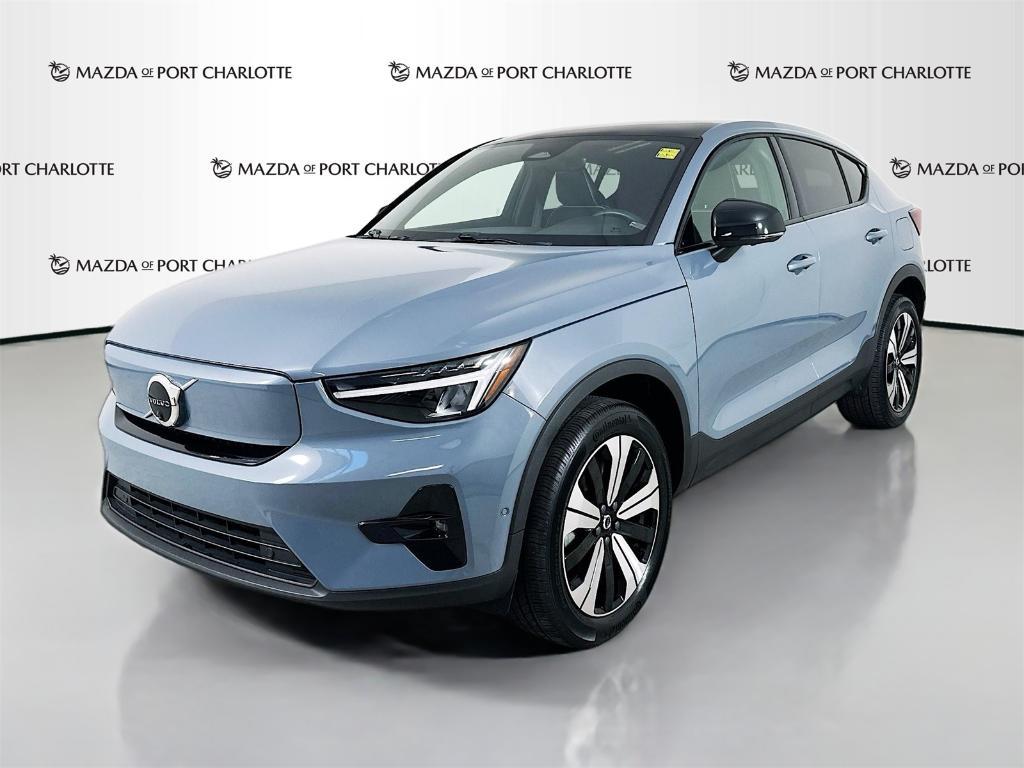 used 2023 Volvo C40 Recharge Pure Electric car, priced at $28,348