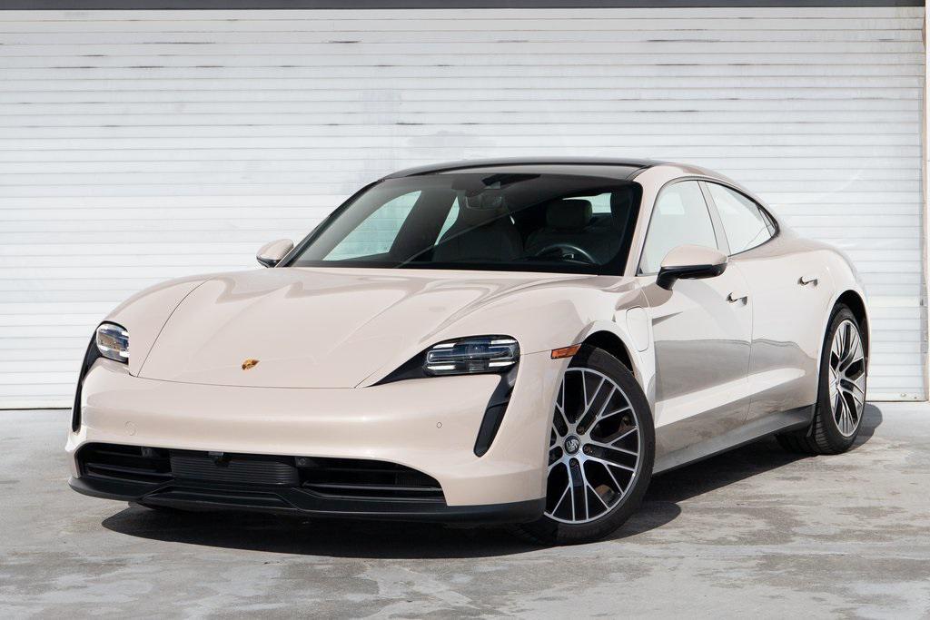 used 2022 Porsche Taycan car, priced at $58,215