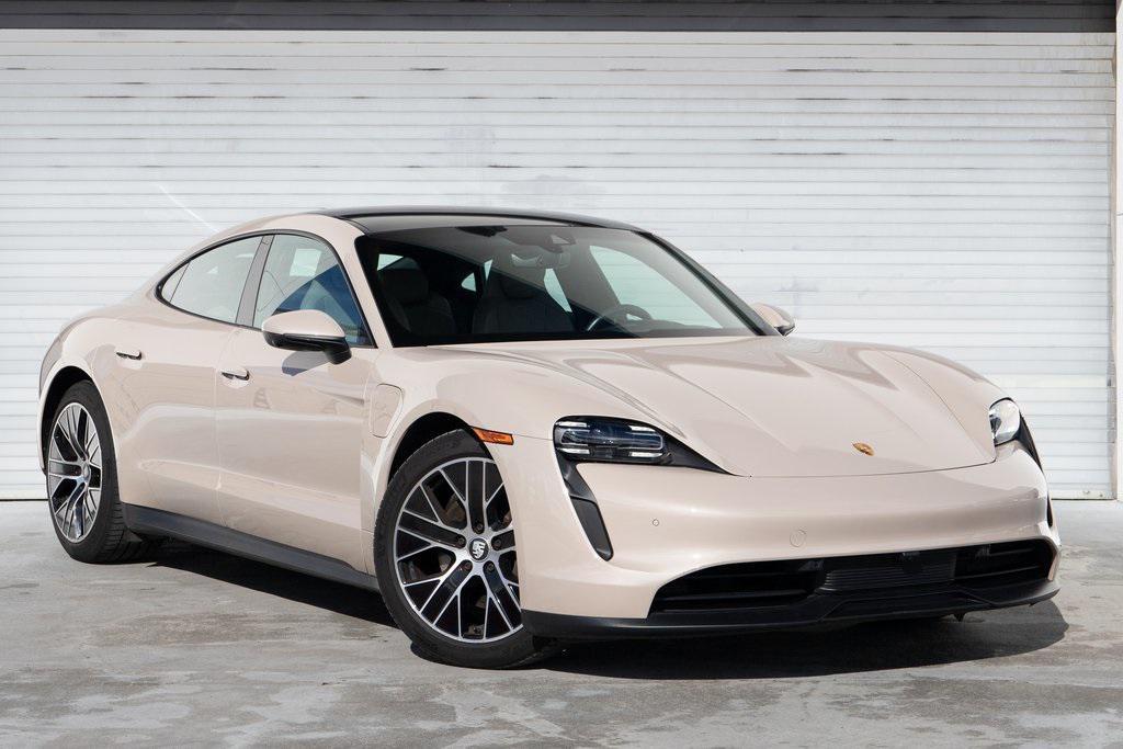 used 2022 Porsche Taycan car, priced at $58,215