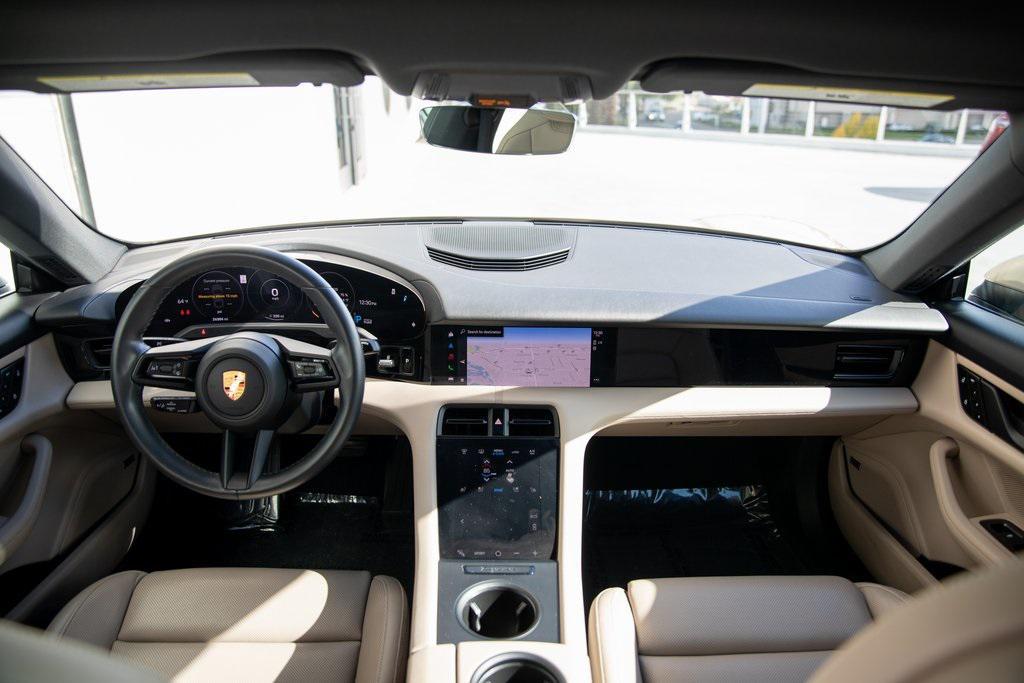used 2022 Porsche Taycan car, priced at $58,215