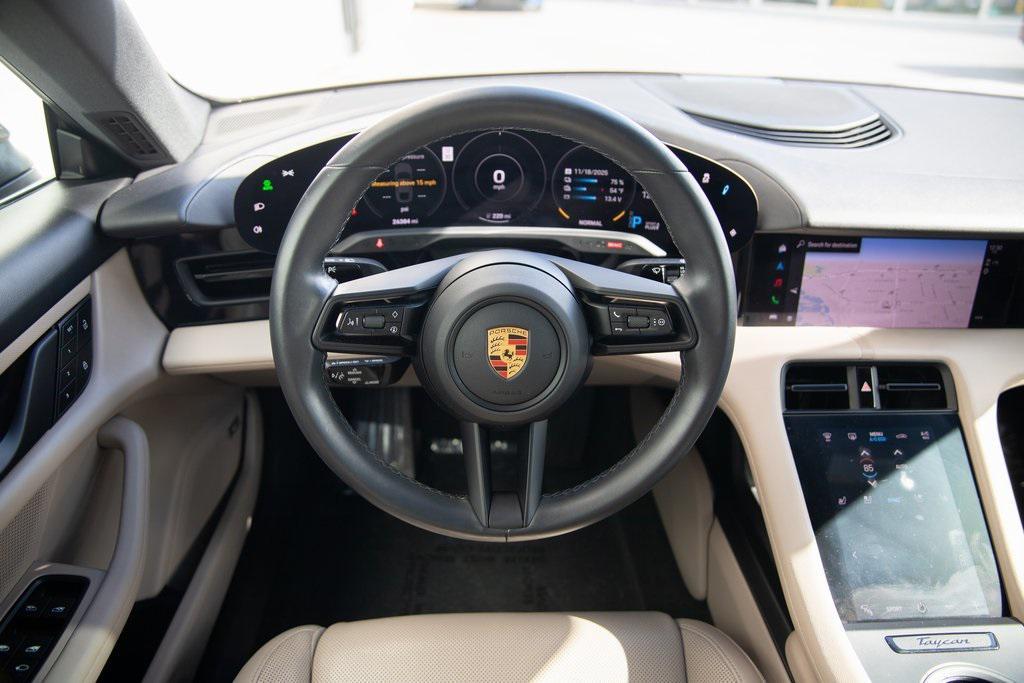 used 2022 Porsche Taycan car, priced at $58,215