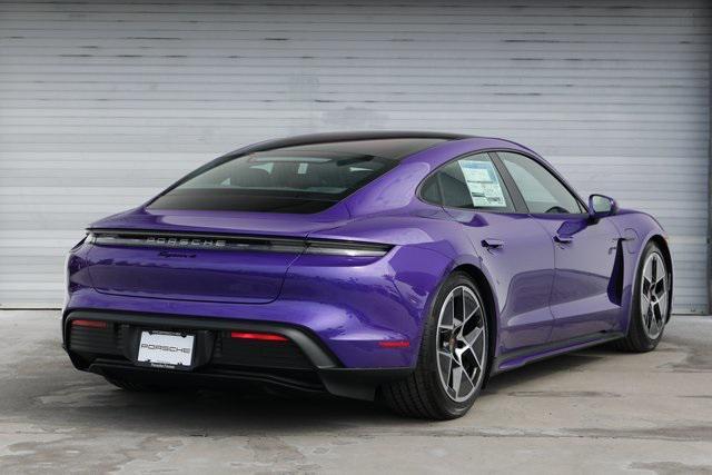 new 2025 Porsche Taycan car, priced at $128,285