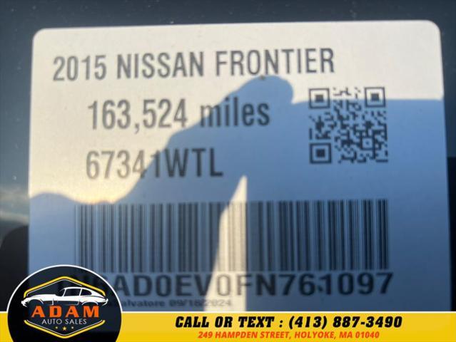 used 2015 Nissan Frontier car, priced at $9,999