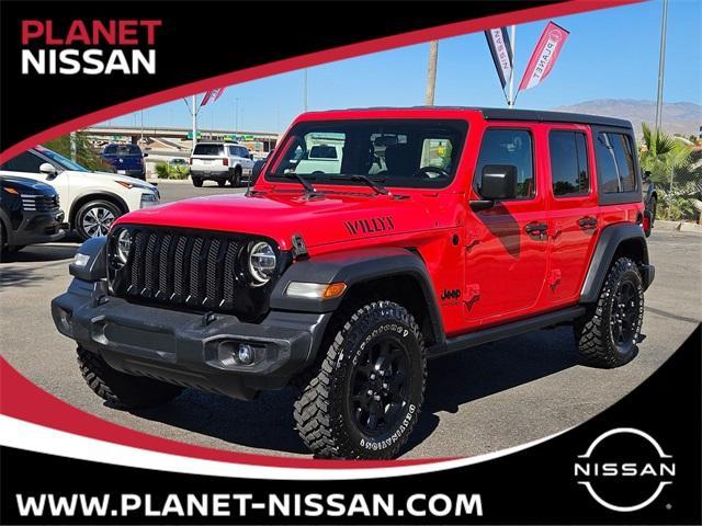 used 2020 Jeep Wrangler Unlimited car, priced at $26,987