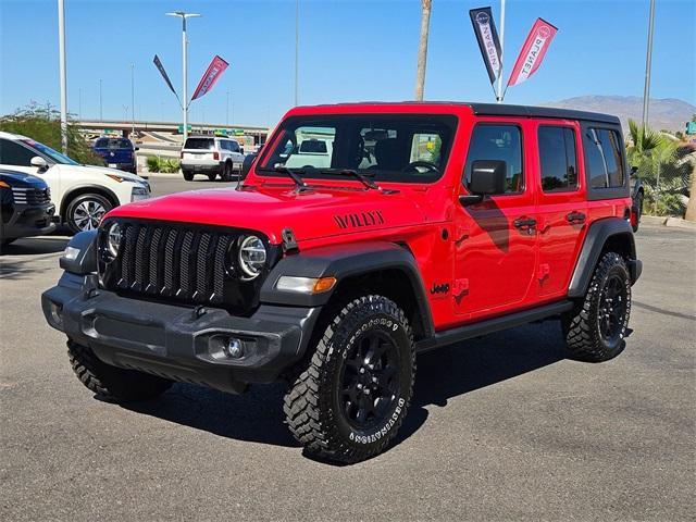 used 2020 Jeep Wrangler Unlimited car, priced at $26,987