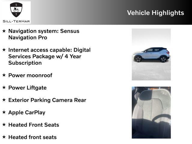 used 2023 Volvo XC40 Recharge Pure Electric car, priced at $29,460