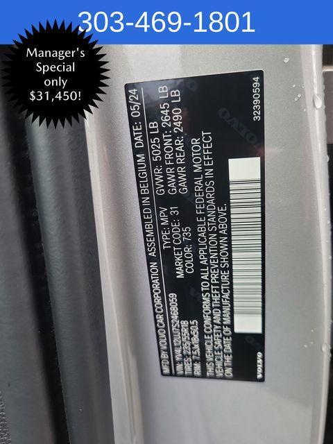 used 2025 Volvo XC40 car, priced at $31,450