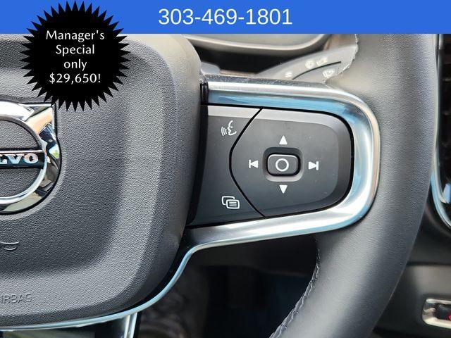 used 2023 Volvo C40 Recharge Pure Electric car, priced at $29,650