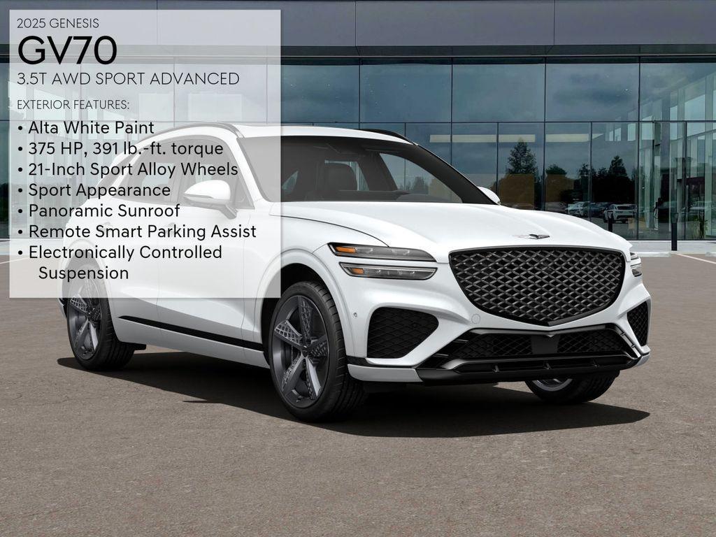 new 2025 Genesis GV70 car, priced at $60,841