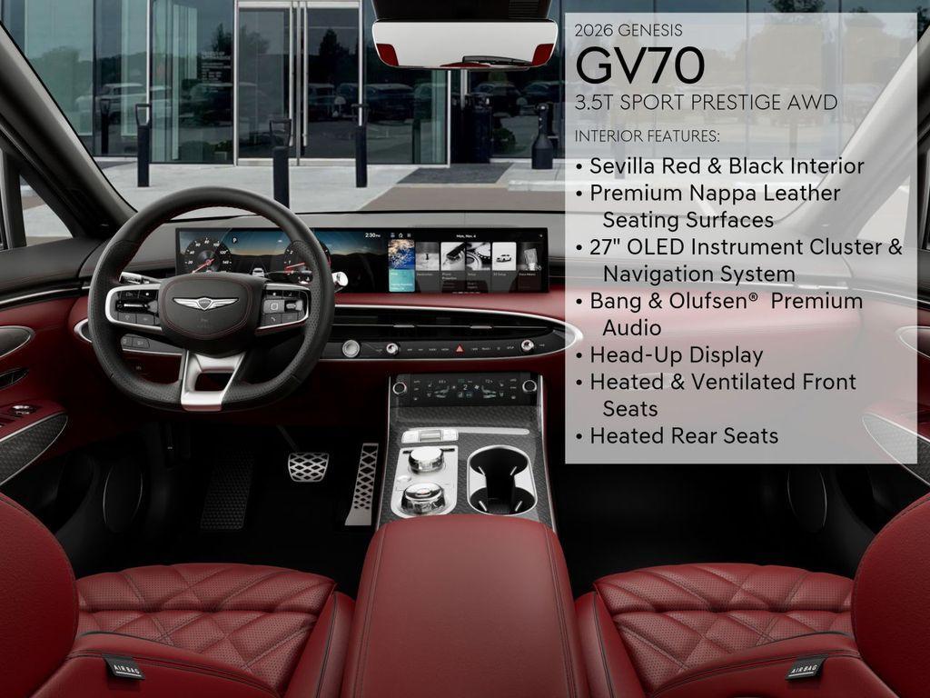 new 2026 Genesis GV70 car, priced at $72,679