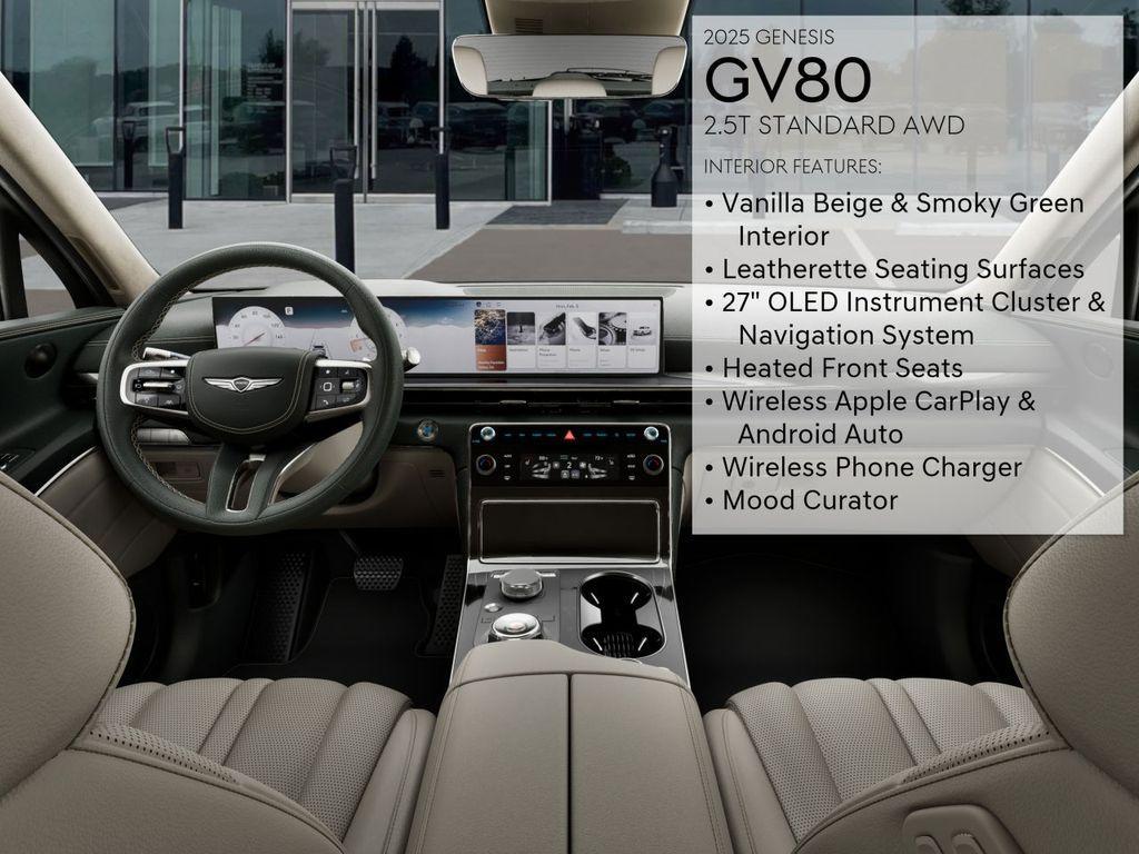 new 2025 Genesis GV80 car, priced at $58,051