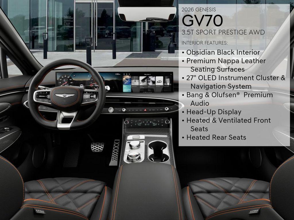 new 2026 Genesis GV70 car, priced at $73,099