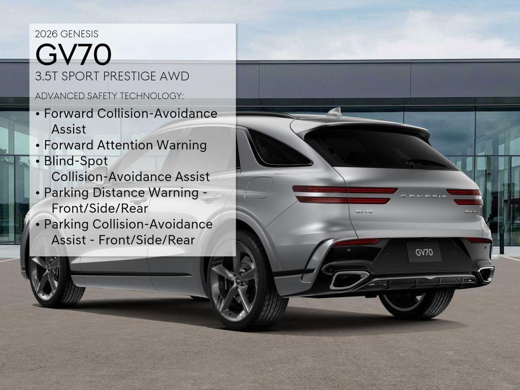 new 2026 Genesis GV70 car, priced at $72,710
