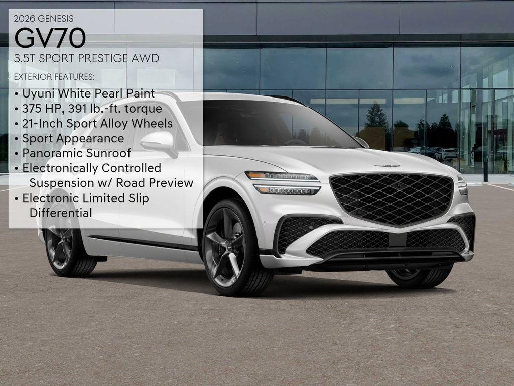 new 2026 Genesis GV70 car, priced at $73,099