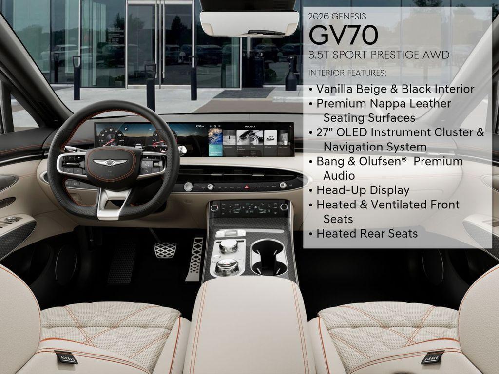 new 2026 Genesis GV70 car, priced at $73,099