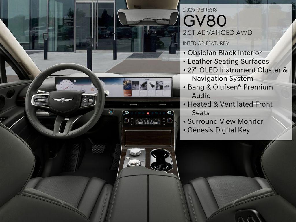 new 2025 Genesis GV80 car, priced at $69,209