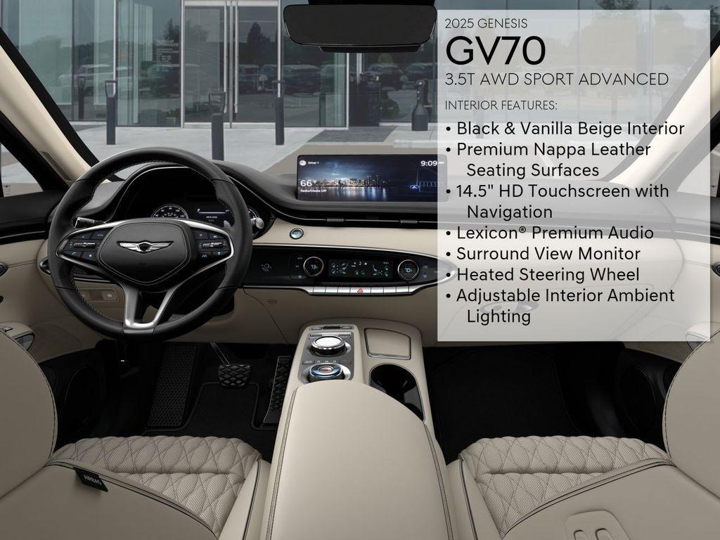 new 2025 Genesis GV70 car, priced at $60,726