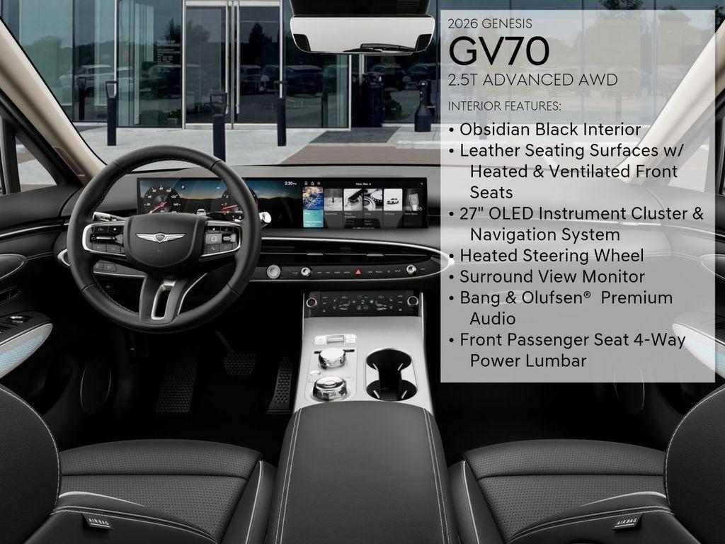 new 2026 Genesis GV70 car, priced at $58,070