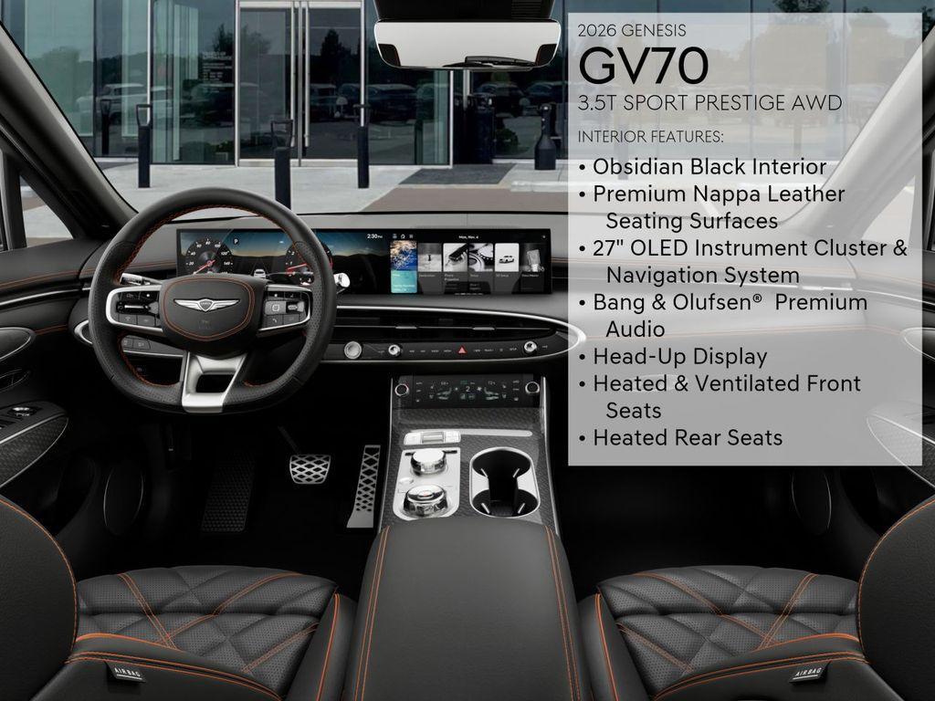 new 2026 Genesis GV70 car, priced at $72,535