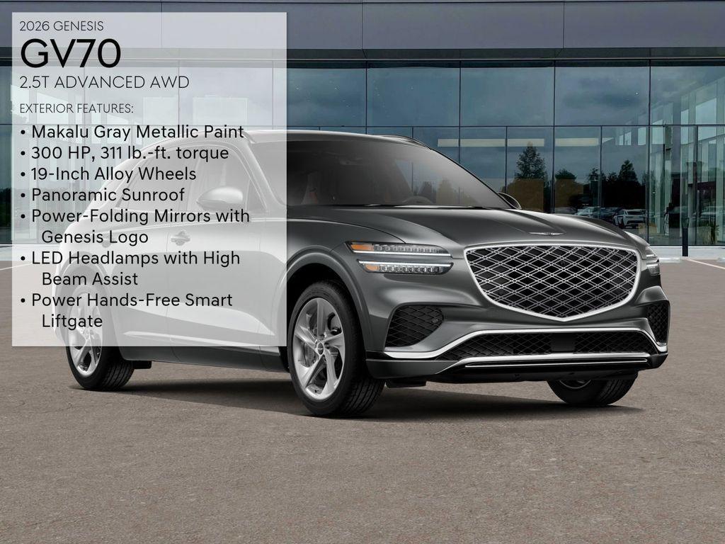 new 2026 Genesis GV70 car, priced at $57,995